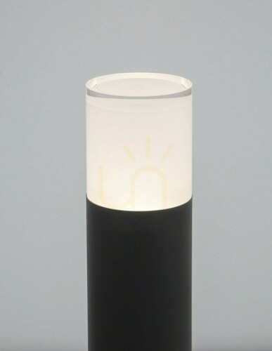 Check Garden Bollard Light VILLAHERMOSA LE71574 Luces Exclusivas Black LED 780 lm 3000 K IP65 80 cm
