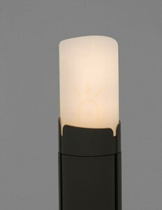 Luces Exclusivas CONTRAMAESTRE LE71578 garden bollard light, dark grey, E27 small 2