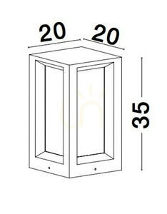 APATZINGAN Luces Exclusivas Lighting Post LE71584 small 2