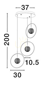BACATA Pendant Lamp by Luces Exclusivas LE43202 1 BACATA Pendant Lamp by Luces Exclusivas LE43202 small 1