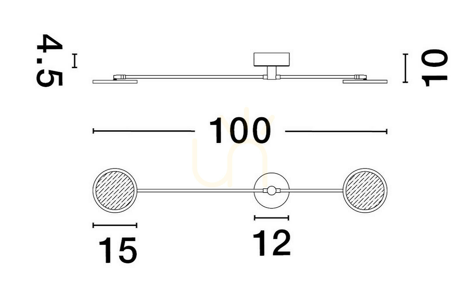 Display ABOT Luces Exclusivas wall lamp LE43212 ABOT Luces Exclusivas wall lamp LE43212