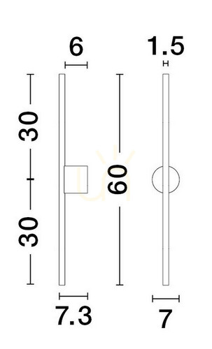 Check TUNJA wall lamp by Luces Exclusivas LE43240