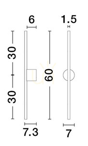 TUNJA wall lamp by Luces Exclusivas LE43240 small 1