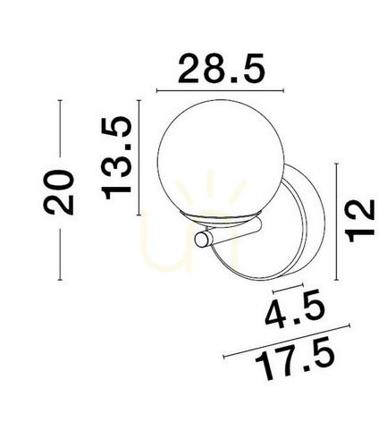 Check ABALA Luces Exclusivas wall lamp LE43310