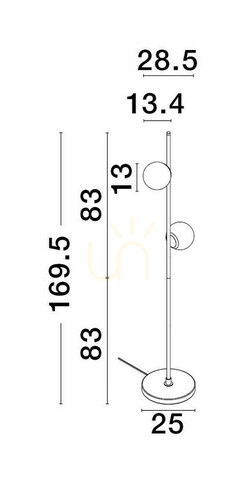 Check ABALA Luces Exclusivas Floor Lamp LE43312