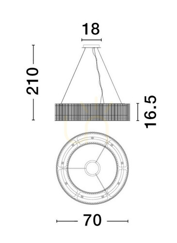 Check ACTUN Luces Exclusivas Pendant Lamp LE43343