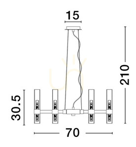 ACUNA Luces Exclusivas Pendant Lamp LE43345 small 1