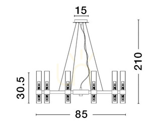 ACUNA Luces Exclusivas Pendant Lamp LE43346 1 ACUNA Luces Exclusivas Pendant Lamp LE43346 small 1