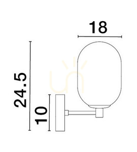 BADESI Luces Exclusivas wall lamp LE43352 small 1