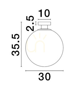 Plafond ADELA Luces Exclusivas LE43359 small 2
