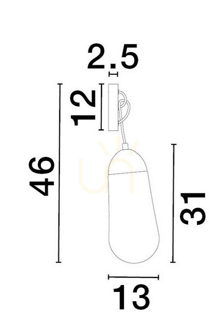 Preview BADEN wall lamp by Luces Exclusivas LE43372 BADEN wall lamp by Luces Exclusivas LE43372