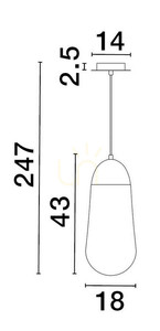 BADEN Pendant Lamp by Luces Exclusivas LE43374 1 BADEN Pendant Lamp by Luces Exclusivas LE43374 small 1