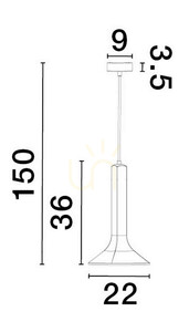 BADOW Pendant Lamp by Luces Exclusivas LE43377 2 BADOW Pendant Lamp by Luces Exclusivas LE43377 small 2