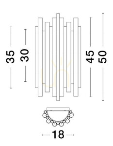 BAJHI wall lamp by Luces Exclusivas LE43385 small 2