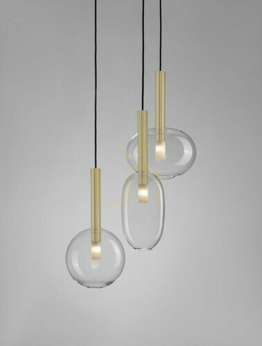 Check BAJOS Luces Exclusivas pendant lamp 3xG9 gold Ø50 cm LE43394