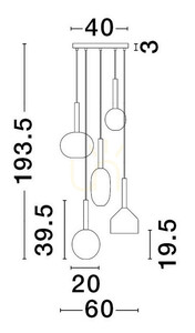 BAJOS Luces Exclusivas Pendant Lamp LE43395 3 BAJOS Luces Exclusivas Pendant Lamp LE43395 small 3