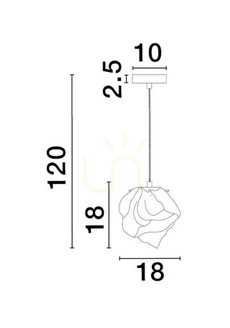 View BALUN Pendant Lamp by Luces Exclusivas LE43405 BALUN Pendant Lamp by Luces Exclusivas LE43405