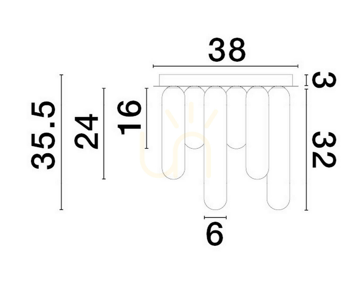 Preview Plafond BALDE Luces Exclusivas LE43409 Plafond BALDE Luces Exclusivas LE43409