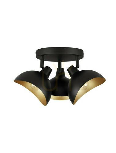 Check BANAC Luces Exclusivas LE43424 3xE14 Ceiling Spotlight Black