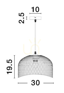 BAQUE Luces Exclusivas Pendant Lamp LE43432 small 2