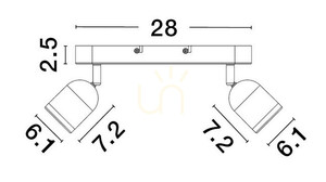 ACALAN Luces Exclusivas wall lamp LE43449 small 1