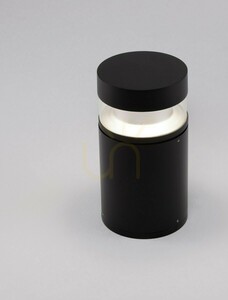 Luces Exclusivas ACATIC LE73508 LED garden bollard black 25 cm 3000 K small 1