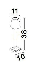 AGUITA Outdoor Standing Lamp by Luces Exclusivas LE73547 small 3