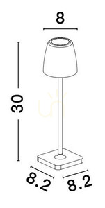 AGUITA Outdoor Standing Lamp by Luces Exclusivas LE73550 1 AGUITA Outdoor Standing Lamp by Luces Exclusivas LE73550 small 1