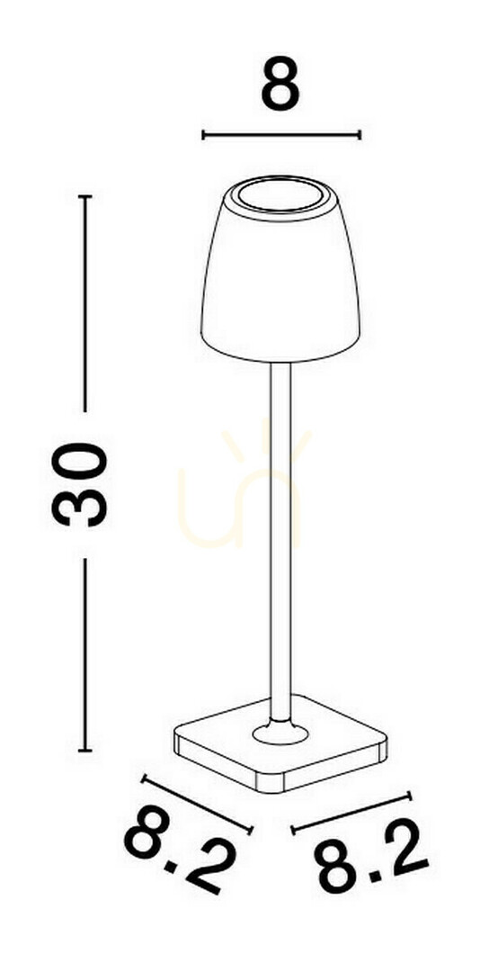 View AGUITA Outdoor Standing Lamp by Luces Exclusivas LE73550 AGUITA Outdoor Standing Lamp by Luces Exclusivas LE73550