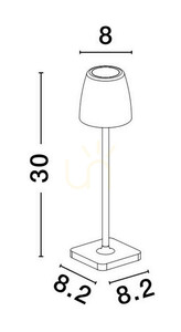 AGUITA Outdoor Standing Lamp by Luces Exclusivas LE73552 1 AGUITA Outdoor Standing Lamp by Luces Exclusivas LE73552 small 1