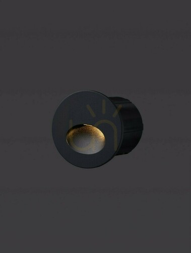 Check BACAME recessed wall light Luces Exclusivas LE73567 black 3 W 3000 K IP54