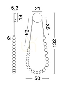 MOCA Luces Exclusivas wall lamp LE43468 small 2