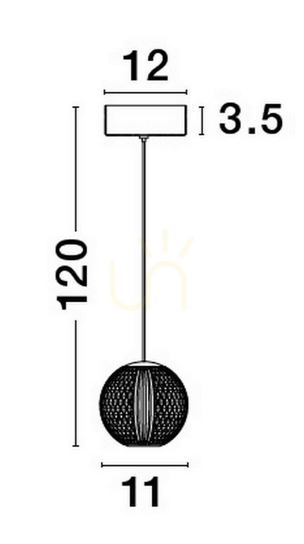 Show CANA Luces Exclusivas Pendant Lamp LE43471 CANA Luces Exclusivas Pendant Lamp LE43471