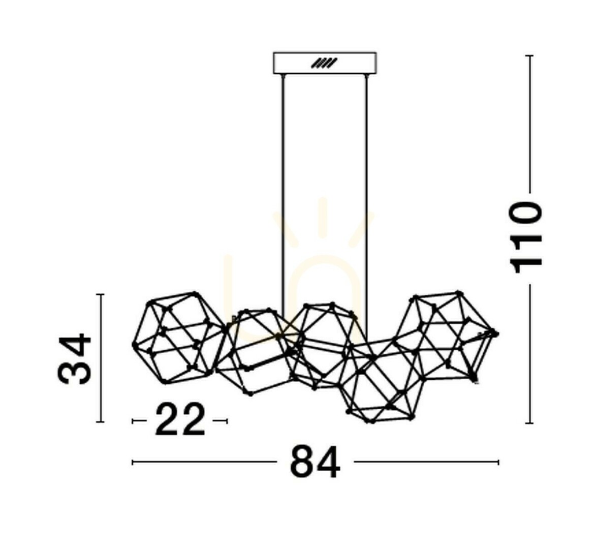 View ASIS Luces Exclusivas Pendant Lamp LE43478 ASIS Luces Exclusivas Pendant Lamp LE43478