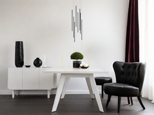 Luces Exclusivas BUGA LE43486 black LED pendant light 40 W 3000 K small 4
