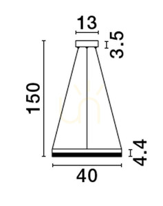 ACACIO Pendant Lamp by Luces Exclusivas LE43555 small 1