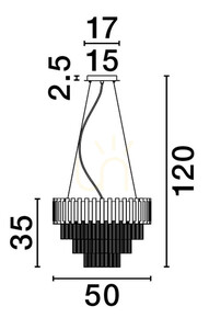 ACATEN Luces Exclusivas Pendant Lamp LE43566 small 1