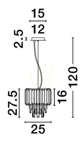 ACATEN Luces Exclusivas Pendant Lamp LE43573 1 ACATEN Luces Exclusivas Pendant Lamp LE43573 small 1