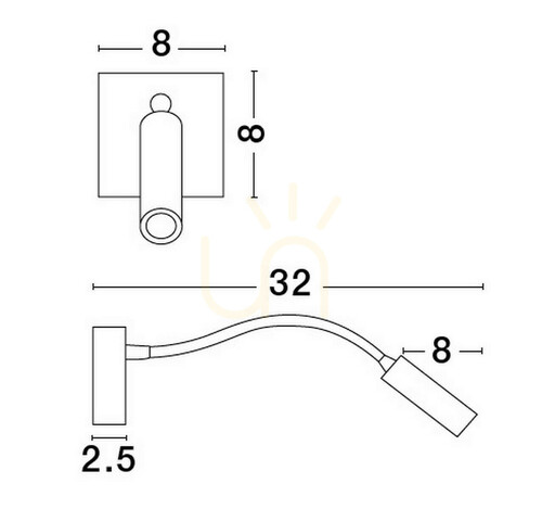 Check ARANCON wall lamp by Luces Exclusivas LE43618