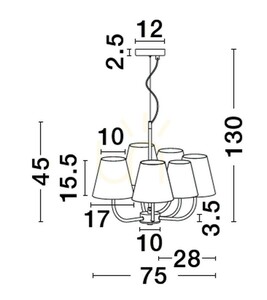 BAJADA Pendant Lamp by Luces Exclusivas LE43643 small 2