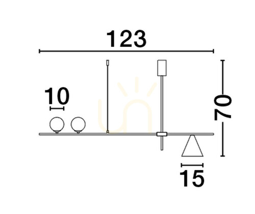 Check BALBOA Pendant Lamp by Luces Exclusivas LE43686