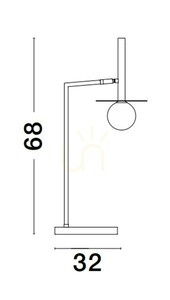 MORELOS Luces Exclusivas Desk Lamp LE43690 small 1