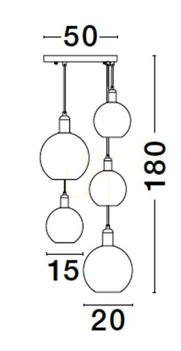 Check BALCHE Pendant Lamp by Luces Exclusivas LE43696