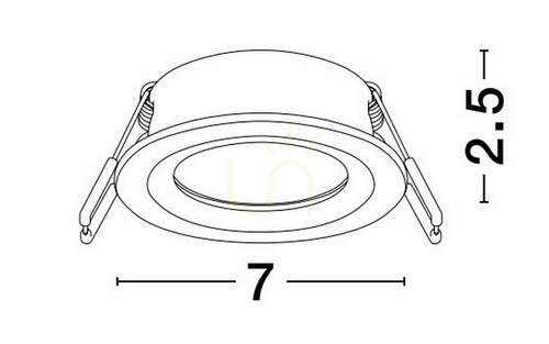 Check BOSCONIA Luces Exclusivas Ceiling Lens LE61614