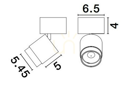 Check Adjustable LED ceiling spotlight BADENIA Luces Exclusivas LE61650 black 5 W 3000 K