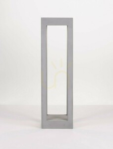 ABSALON Luces Exclusivas LE73572 LED garden bollard, grey concrete, 70 cm small 1