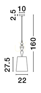 ALEM Luces Exclusivas Pendant Lamp LE44205 small 2