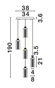 JUAN Luces Exclusivas Pendant Lamp LE44218 1 JUAN Luces Exclusivas Pendant Lamp LE44218 small 1