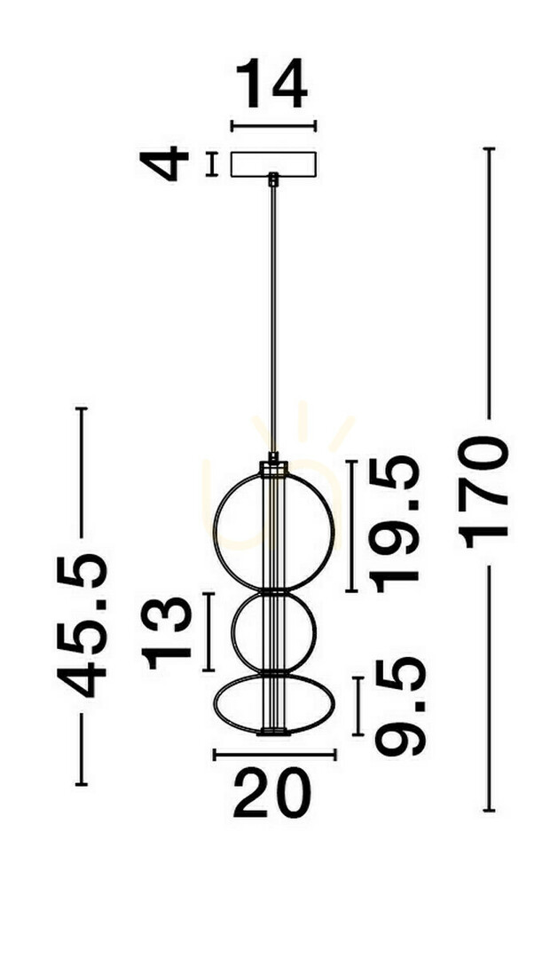 Display LUIS Luces Exclusivas Pendant Lamp LE44221 LUIS Luces Exclusivas Pendant Lamp LE44221
