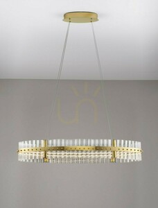 MAYO Luces Exclusivas LE44227 Pendant Light, LED 45 W, 3500 K, Gold, Ø90 cm small 1